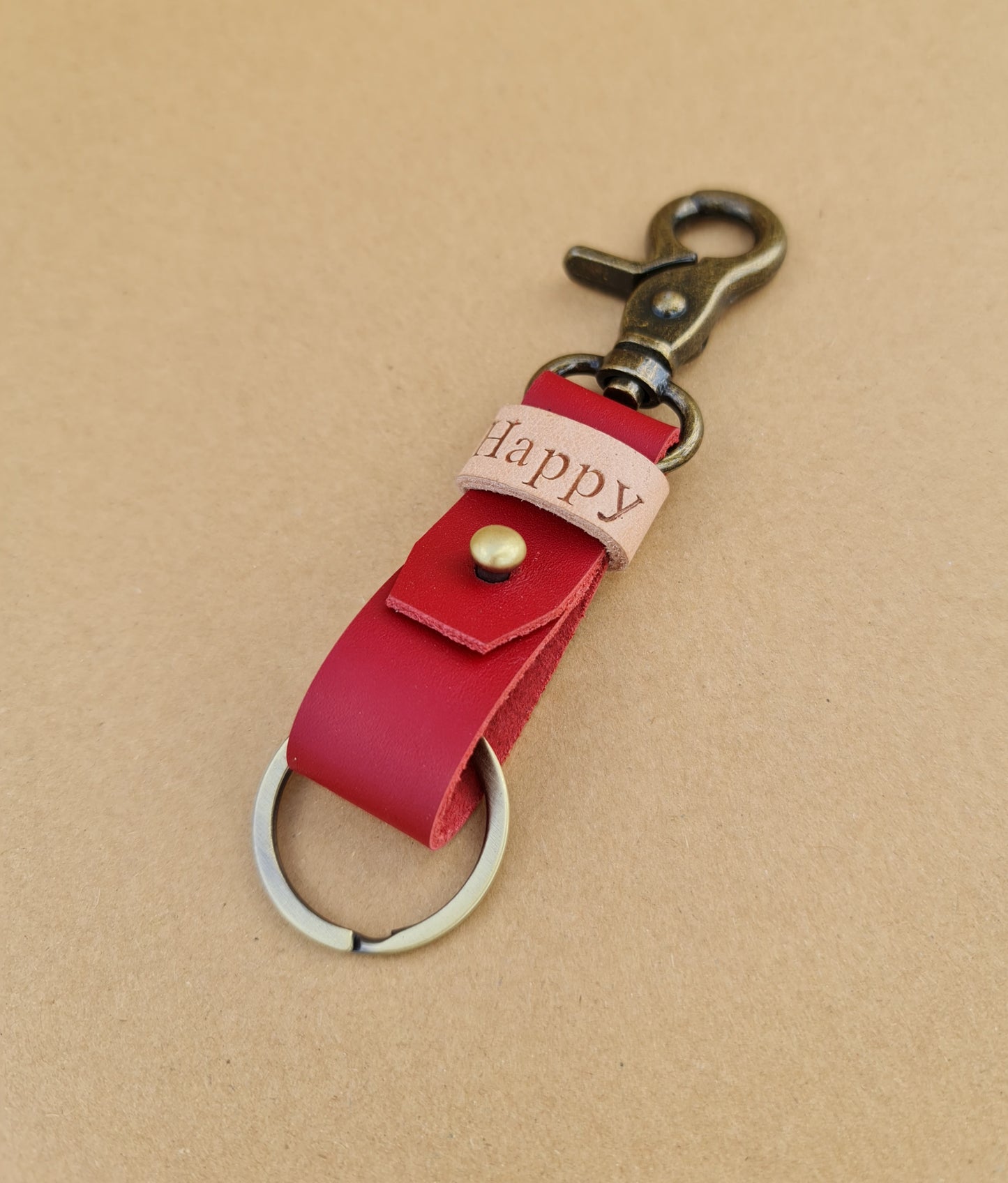 Leather Keychain