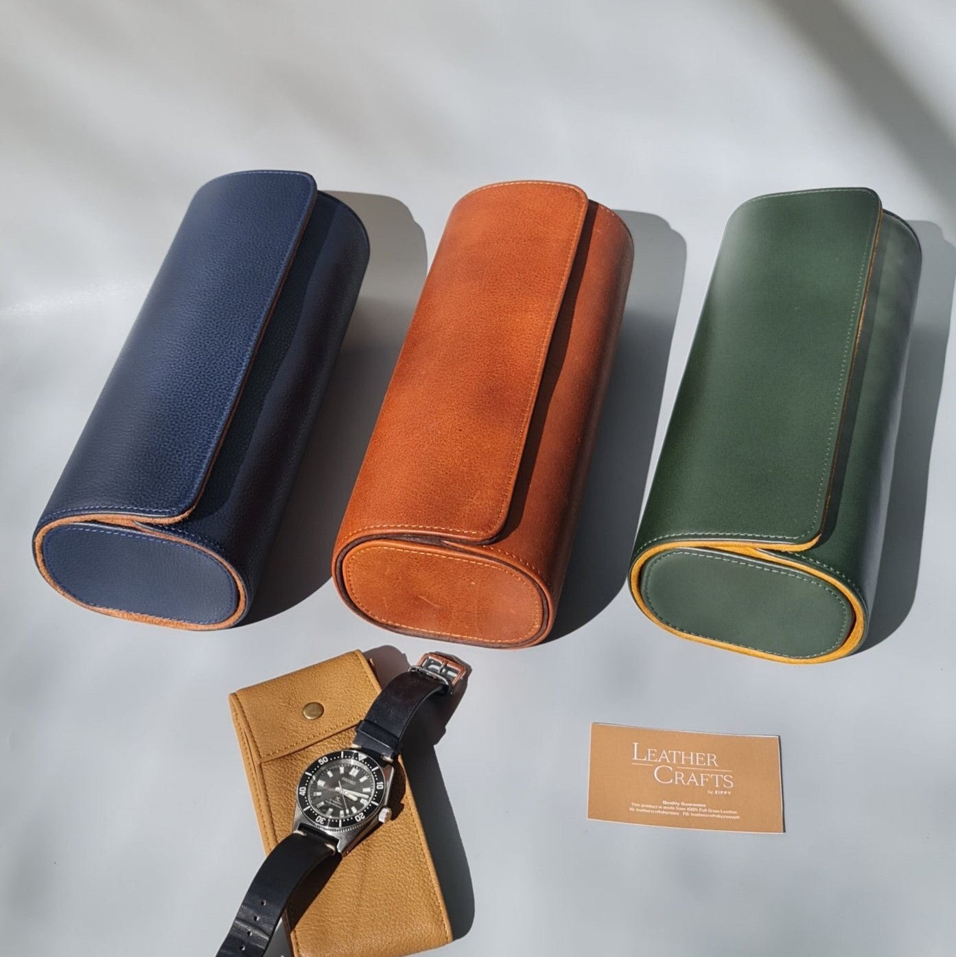 Prime Leather Watch Roll