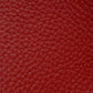 Pebble Red leather swatch