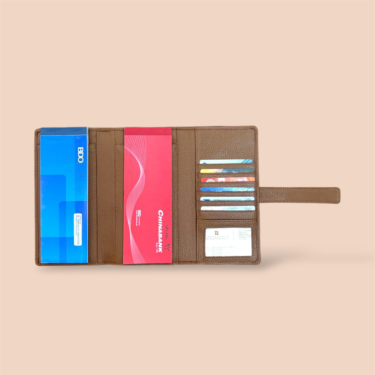 Trifold Double Checkbook Holder