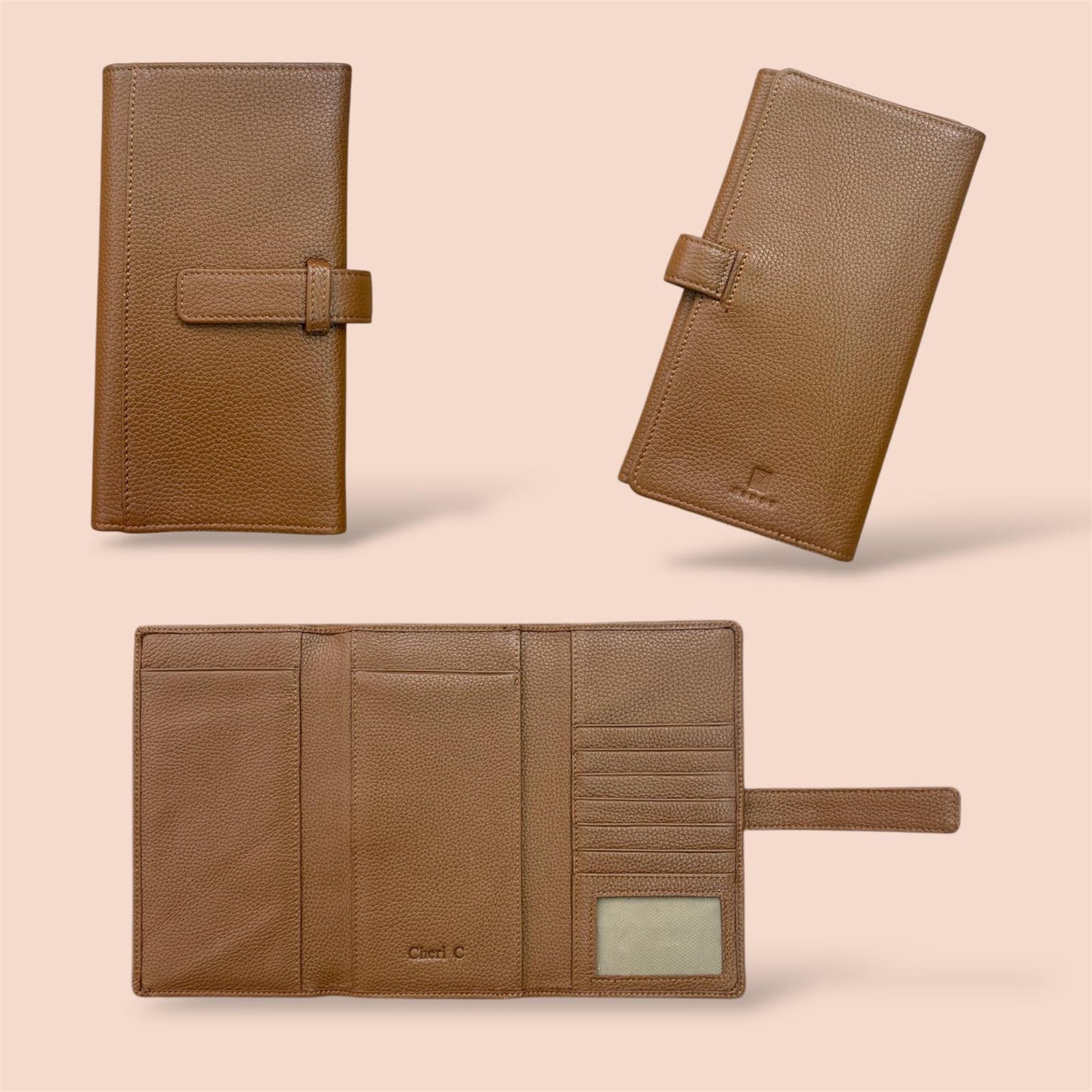 Trifold Double Checkbook Holder