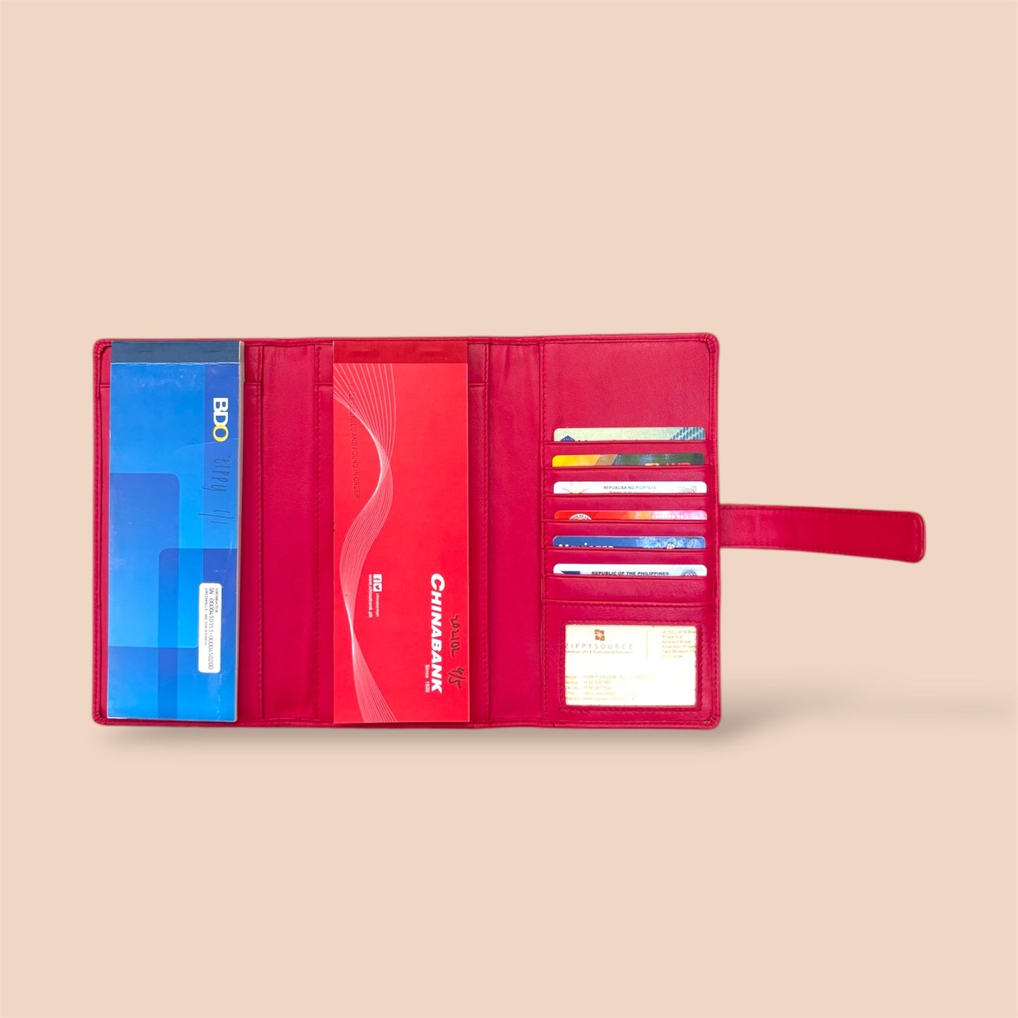 Trifold Double Checkbook Holder