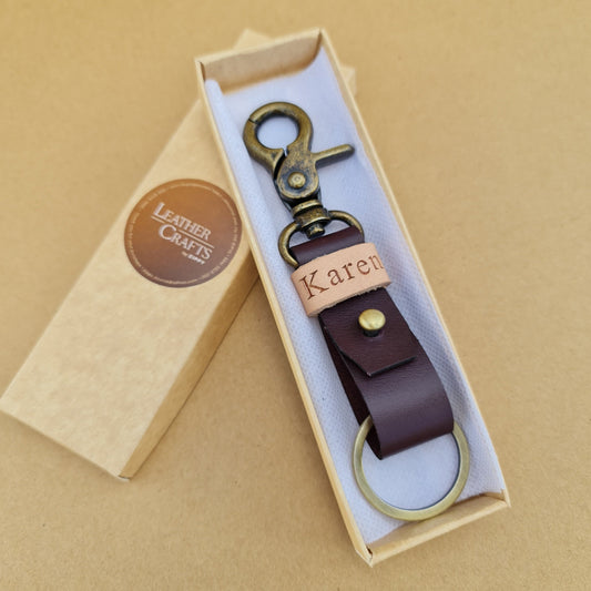 Leather Keychain