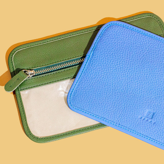 3 Piece Leather Organizer Set