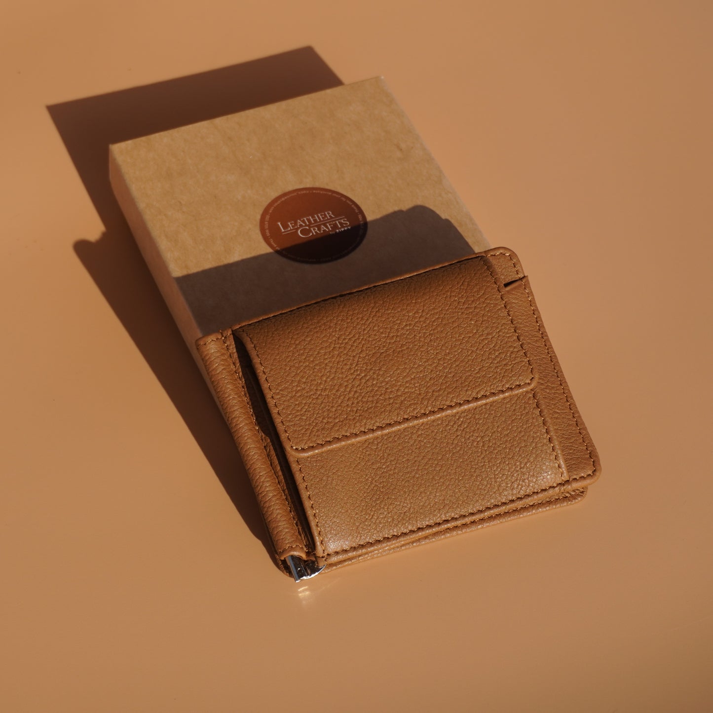 Tri-fold Money Clip | Leather Crafts by Zippy