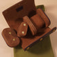 Italian Saffiano Leather Watch Roll