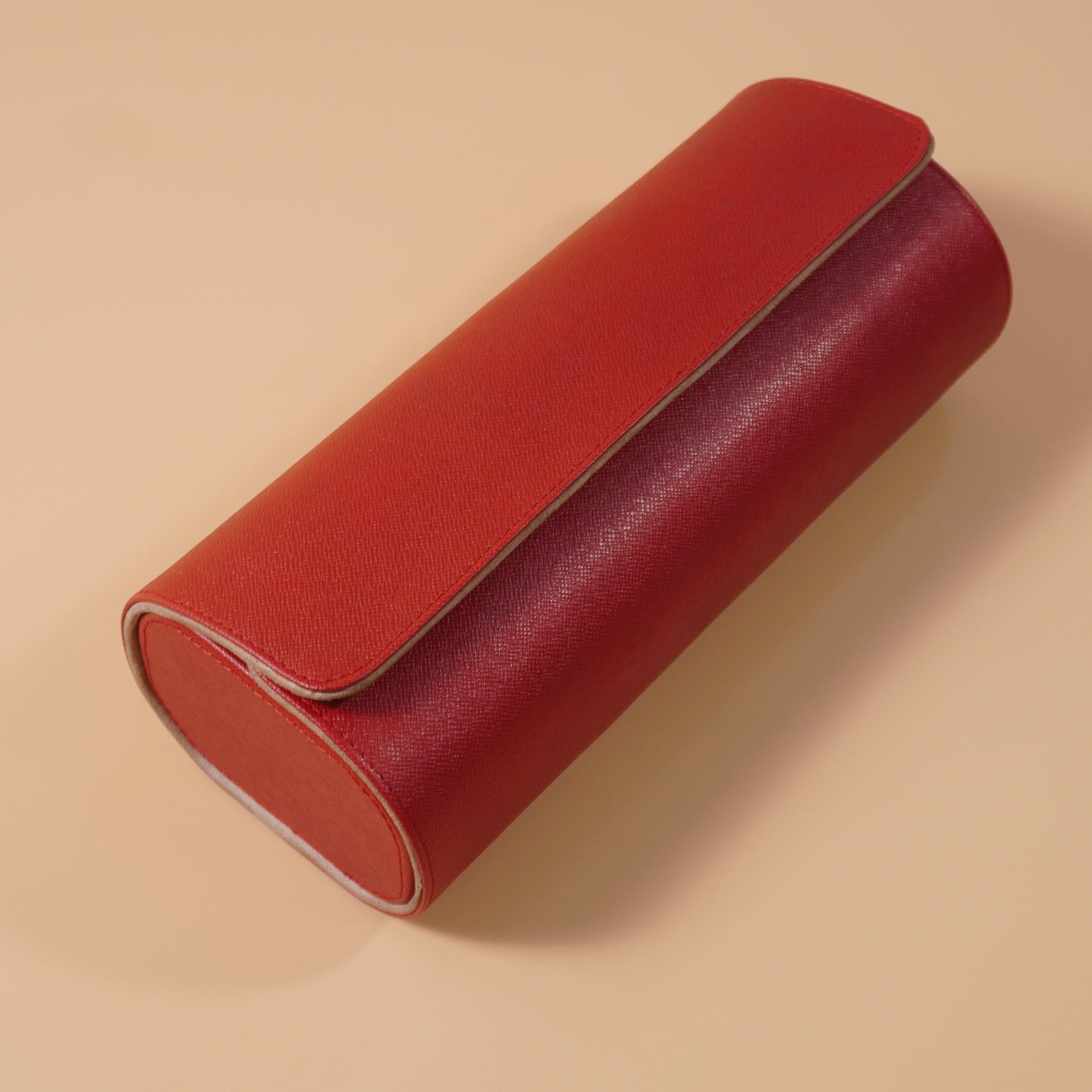 Italian Saffiano Leather Watch Roll