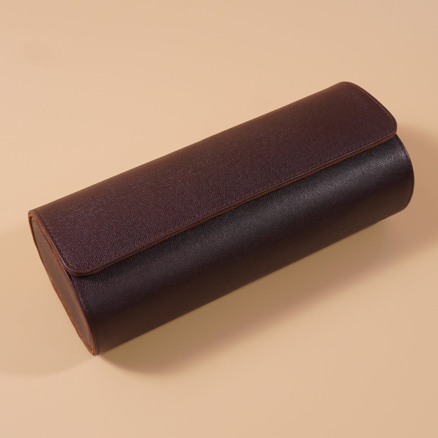 Italian Saffiano Leather Watch Roll