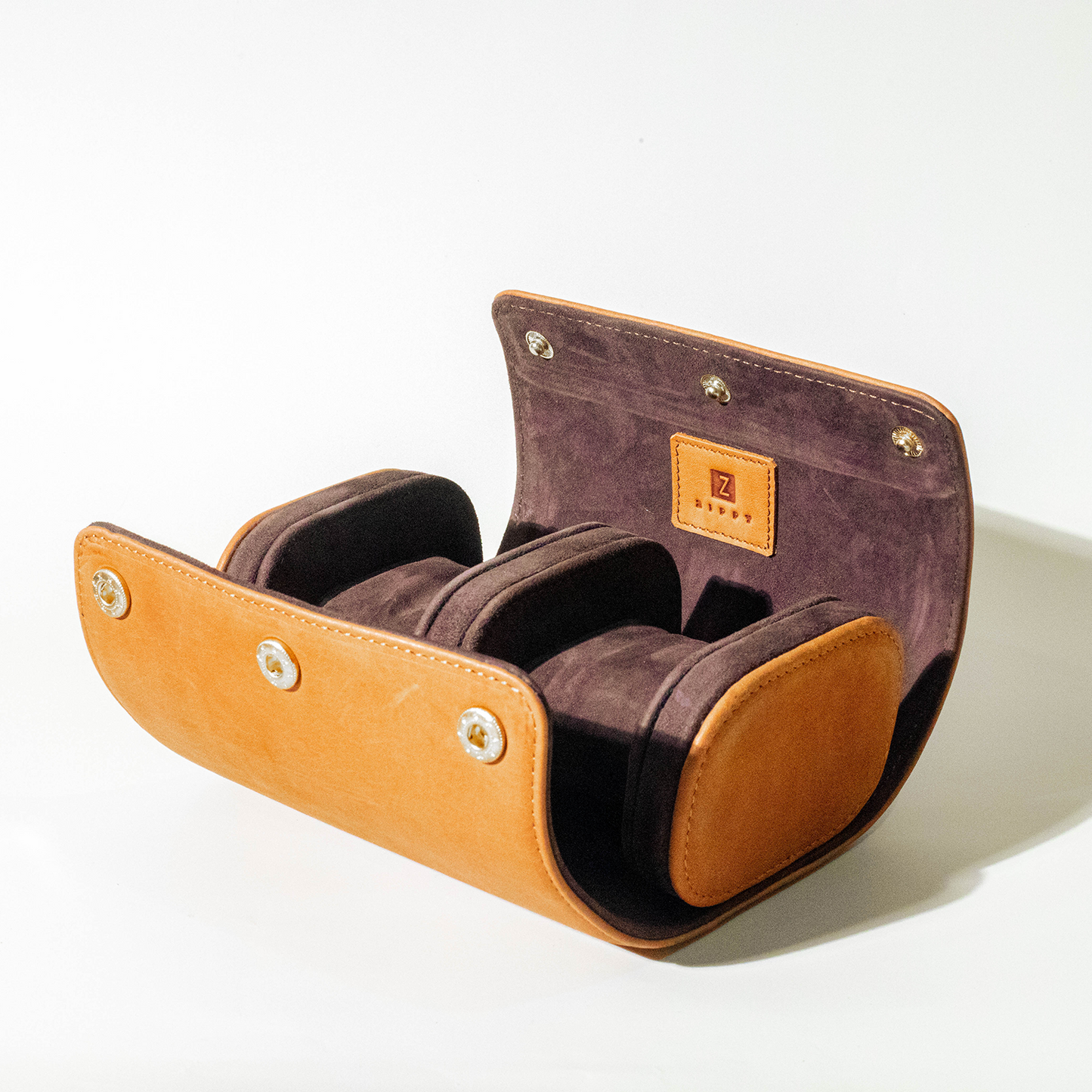 Italian Saffiano Leather Watch Roll