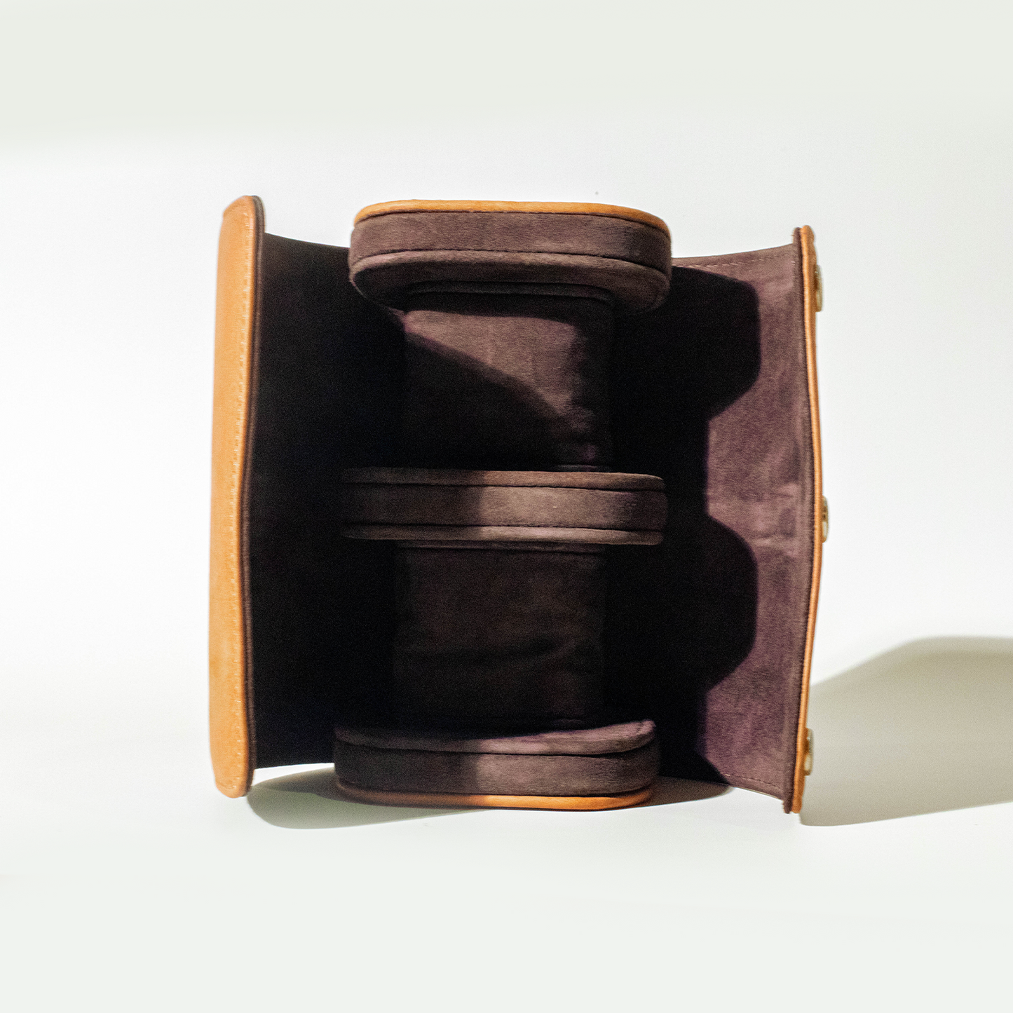 Italian Saffiano Leather Watch Roll