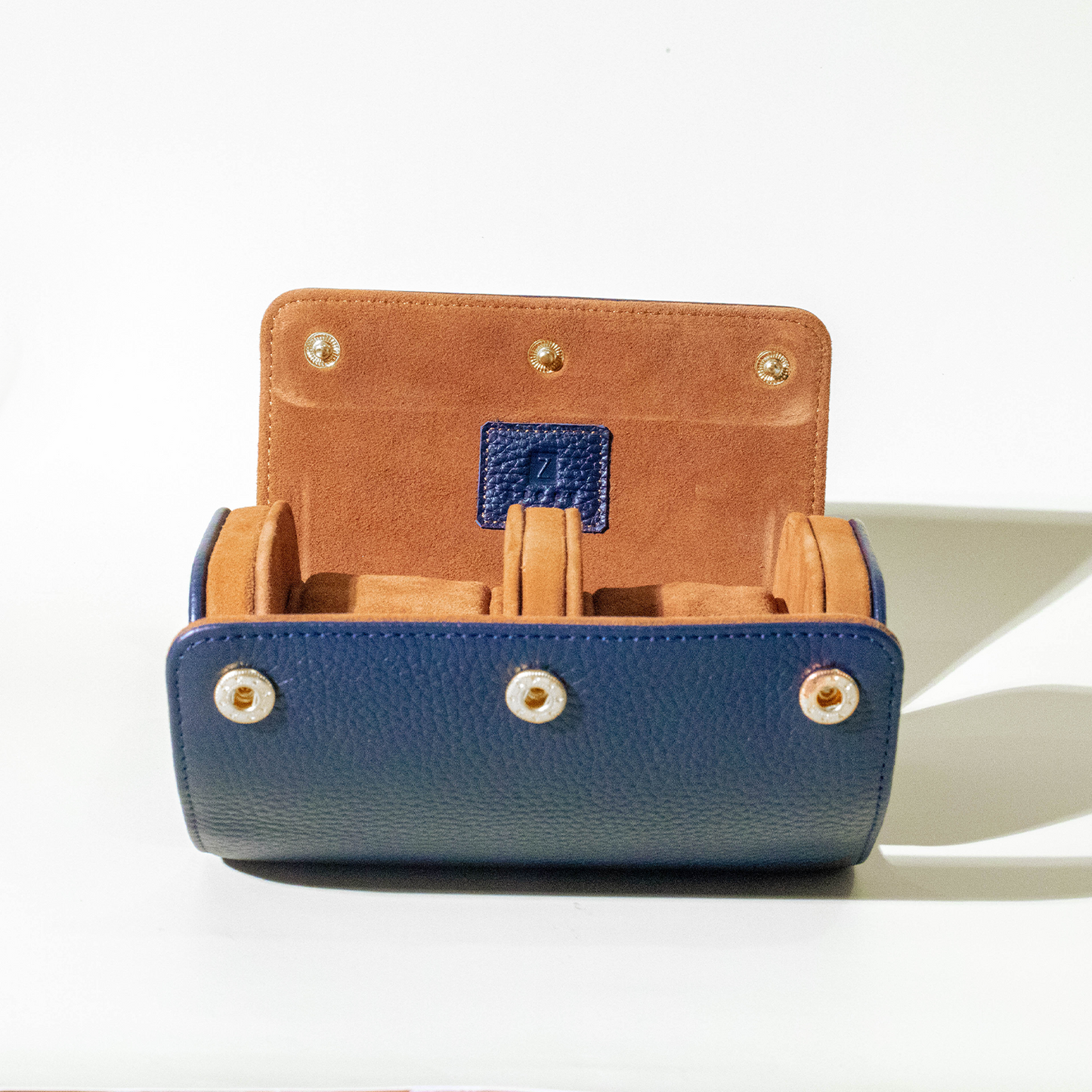 Italian Saffiano Leather Watch Roll
