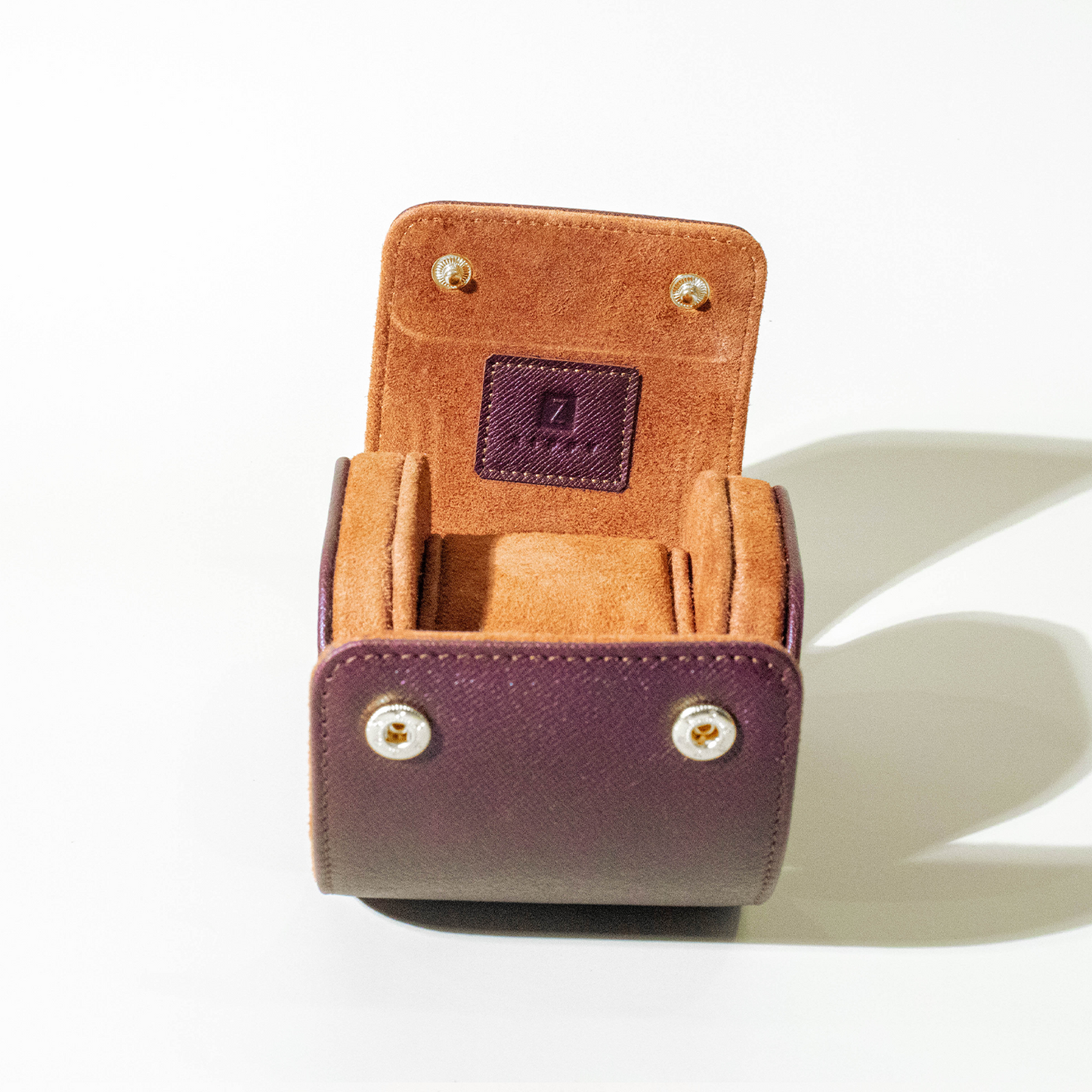 Italian Saffiano Leather Watch Roll