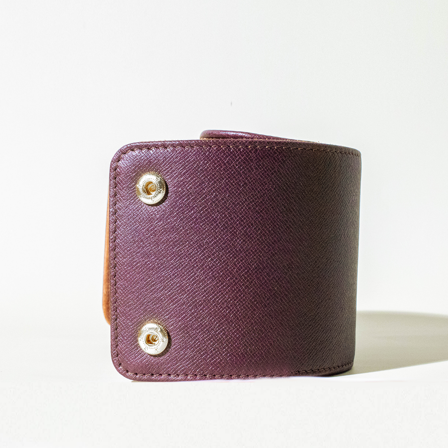 Italian Saffiano Leather Watch Roll