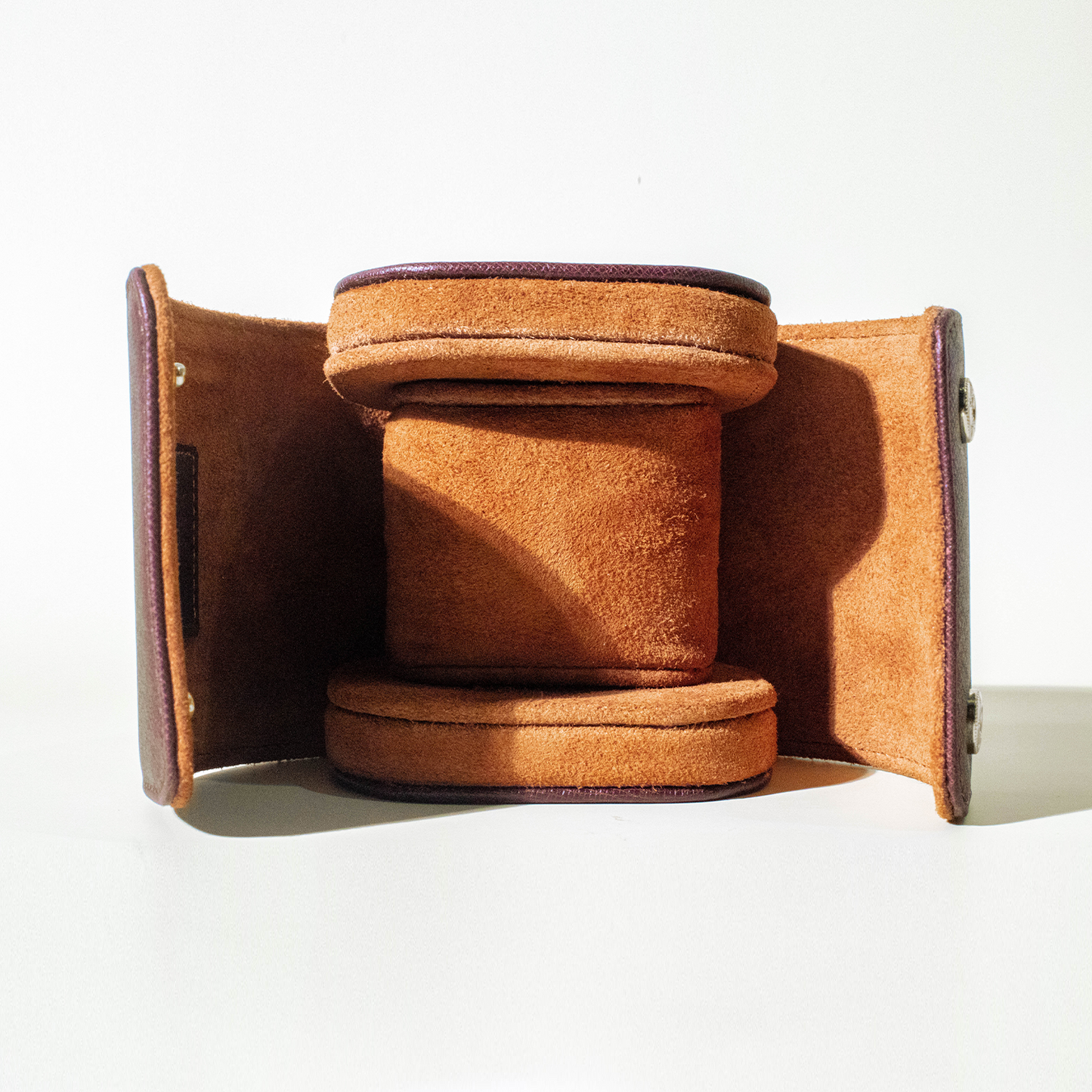 Italian Saffiano Leather Watch Roll