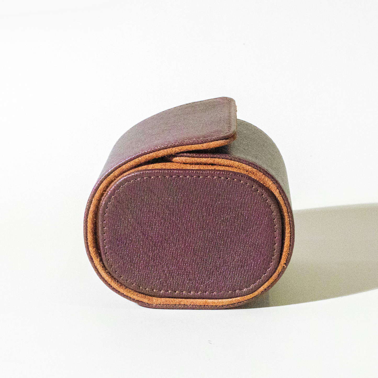 Italian Saffiano Leather Watch Roll