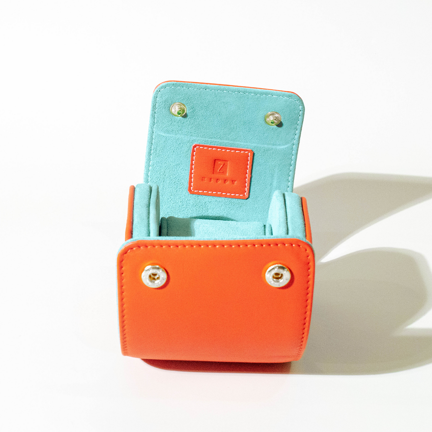 Italian Saffiano Leather Watch Roll