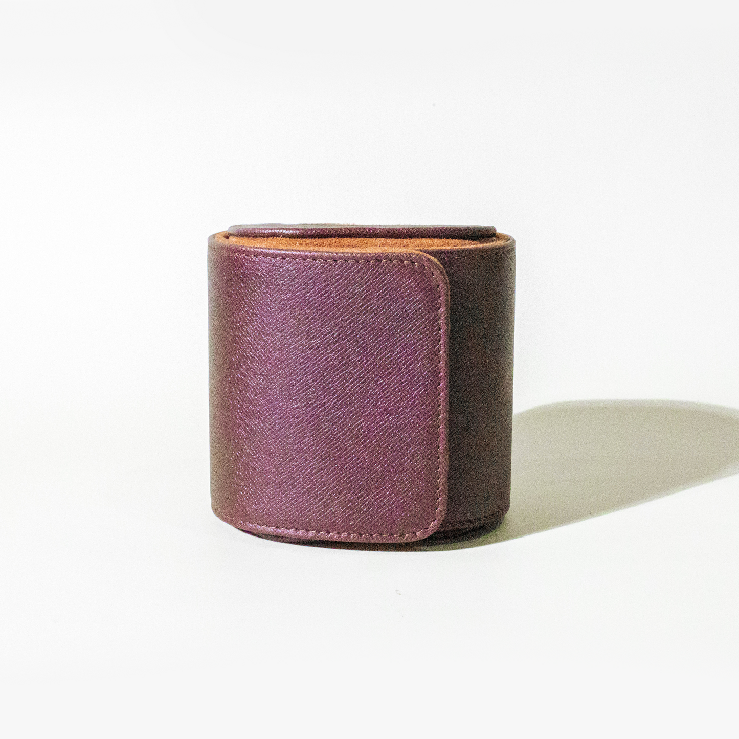 Italian Saffiano Leather Watch Roll