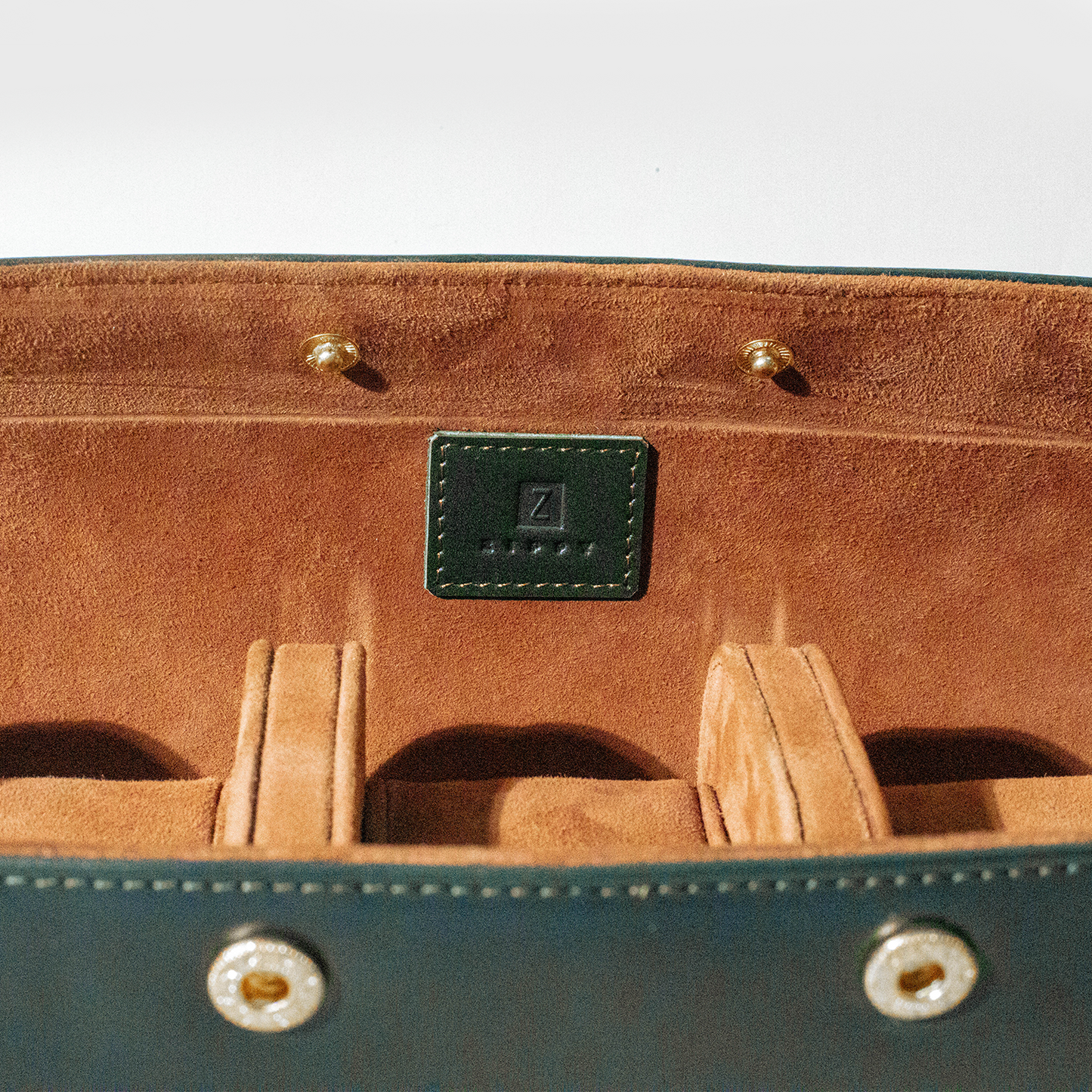 Italian Saffiano Leather Watch Roll