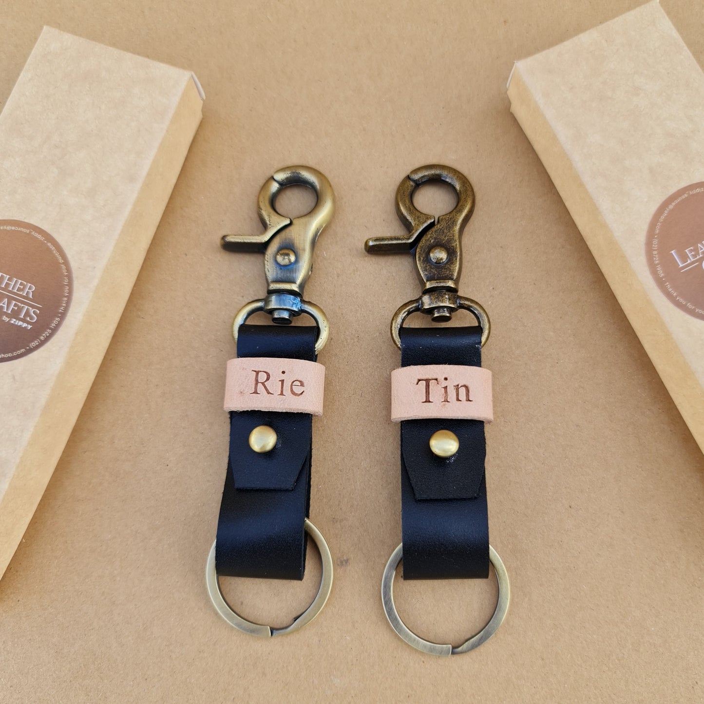 Leather Keychain